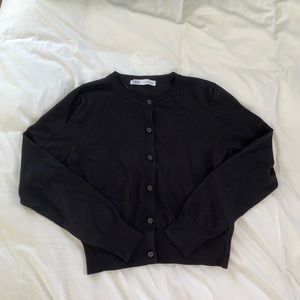 Black zara cardigan